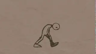 Sad Walk Cycle Animation