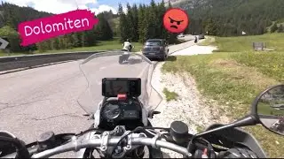 BMW R1250R - R1200GS - S1000XR | Richtung Passo Campolongo Dolomiten - Motorradfahrer ohne Hirn