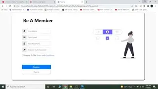 Classy bootstrap signup and login form | Code Ignition