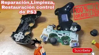 Reparación,Limpieza,restauración control PS3 (facil y sencillo )