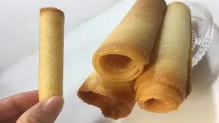 Big Cigarette Cookie 大きなシガレットクッキー 食べごたえある～♪