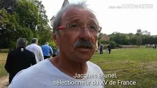 Jacques Brunel aux 40 ans des Barbarians fran&ccedil;ais &agrave; Sarlat