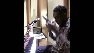 Band directing and Gospel Piano Recording session with @iBenProductionTV