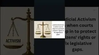 Judiciary: Protector or Overstepper?Know the thin line between Judicial Activism & Overreach#UPSC