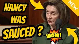 Nancy Pelosi SHOWS UP SIDEWAYS for House Floor Speech TODAY!