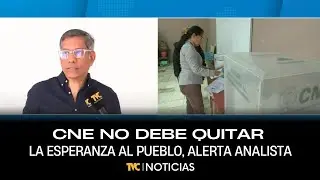 Lo peor que pueden hacer los del CNE es quitarle la esperanza al pueblo hondure&ntilde;o, advierte analista
