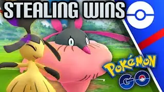 Stealing wins w/ Wormadam & Mawile in Battle League for Pokemon GO