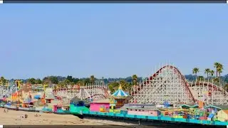 R/C Plane Flight over Santa Cruz Beach Boardwalk ⛱️