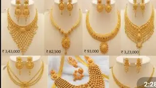 Stylish 2 tola gold set 2020