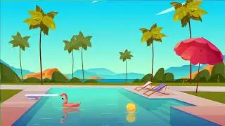 Beautiful Waterfowl for cartoon animation background video footage for free download @vfxtools