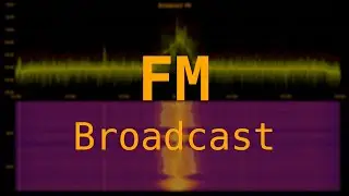 FM Broadcast RF spectrum waterfall