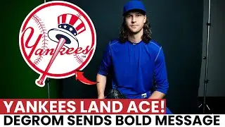 WALL IN THE BRONX: JACOB deGROM signs &mdash; vows to &ldquo;DOMINATE MLB&rdquo; | Yankees News