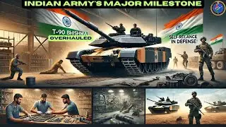 Overhauling the T 90 Bhishma Tank for Self Reliance #defencenews #t90tank #indianarmy