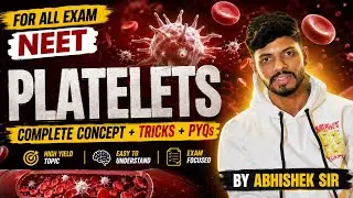 Platelets in hindi | Thrombocyte | Human blood | NCERT | Class 10th | Class 11th | Bio with Abhi ||