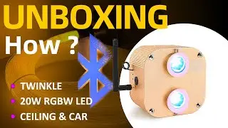 Twinkle ceiling FIBRE OPTIC LIGHT QJ L020T dunile unboxing