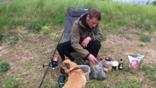 F&uuml;ttern mit der Futterrakete beim Karpfenangeln mit RSR-Baits