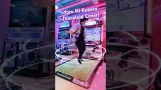 Yoru Ni Kakeru (#Vocaloid cover) on #Dancerush?! 🌃 #yoasobi #jpop #arcade #hits #初音ミク #rhythmgame