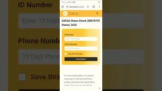 SASSA Status Check  #online #smartphone #search #sassa #google