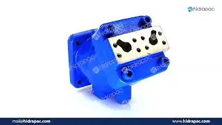 Bent Axis Hydraulic Piston Motors Splined Shaft A2FM 32 cc