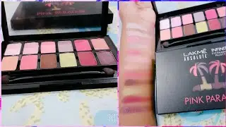 Wait For All Shades Swatches. Lakme Absolute INFINITY Eyeshadow palette . #shorts Shrey Shreya