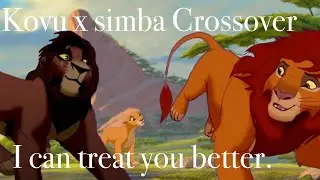 Kovu x Simba crossover / lion king au