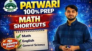 PATWARI TEST (BPSC) PREPARATION BY NK ACADEMY