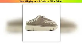 women winter slippers eskimo bounce clog original sheepskin flats 5cm platform ladies shoes