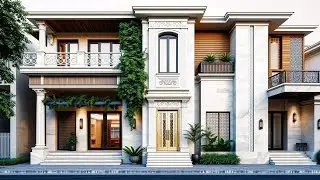 Stunning Narrow Urban Villa Design: Classic Elegance Meets Modern Functionality