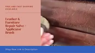 Leather & Furniture Repair Salve + Applicator Brush