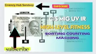 Fake Note Detector Currency SorterComplete detecting counterfeit; High Level Fitnes#Cesh#banking