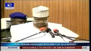 2014 BUDGET: Ibrahim Geidam, Yobe State Governor Proposes N102.9Bn Pt. 10