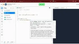 Odd or Even Number| Python | dev_code