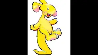 neopets mspaint speedpaint blumaroo by poyoy