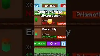 SELLING NEW EMBER LILY PLANT in Grow a Garden Roblox Update🤑
