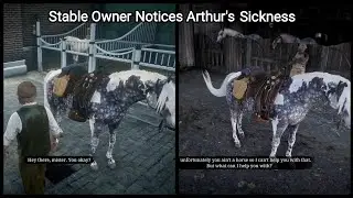 Stable Owner Cares More About Arthur Than Dutch Ever Did (All Hidden Dialogues) - RDR2