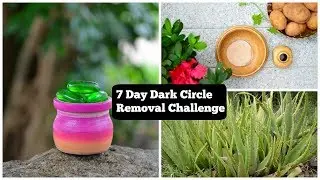 Just Apply 7 Nights - Remove Dark Circles Fast With Potato, Aloe Vera & Vitamin E !!!