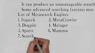 What are the Meta-Search Engine List of popular meta search engines