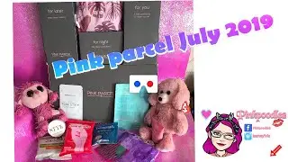 Pink Parcel July 2019 #periodbox #itsamonthlything #middleagedwoman