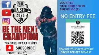DUO PUBG MOBILE CHAMPIONSHIP ! LIVE STREAMING ! FITCHAMP GAMING