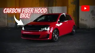THE GTI GETS A NEW LOOK! ADDING A HOOD BRA, + BADGELESS GRILLE