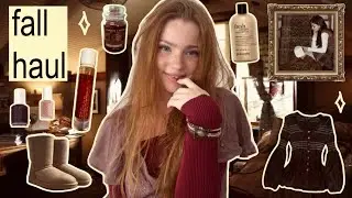 THE FIRST HAUL OF THE FALL *:･🥧 ೃ࿔ | emi's spellbook