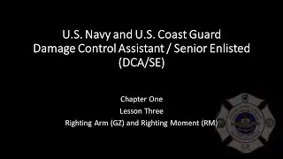 Chapter 1.3 - Righting Arm and Moment
