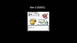 Thunder Punch through the gens (Pok&eacute;mon gen 1-5)