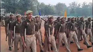parade program in up police training 🚔👮&hearts;️#army #up #ncc