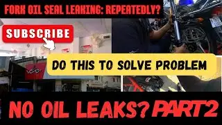 Duke 250 Fork Oil Seal Replacement [Part 2]