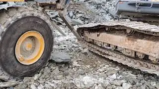 Volvo EC 380 excavator belt fast repair