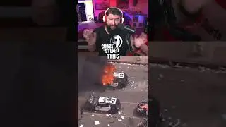 Burning Police Cars LA Riots