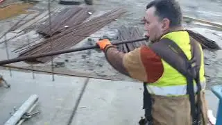How to bend 16mm and 20mm L bars on site
