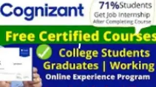 Cognizant Free Certificate Learn Android App Development , Internshala student partner Internship