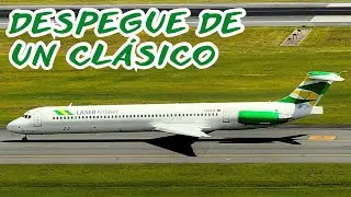 Despegue completo MD-82 de LASER Airlines ✈️ Bogot&aacute; &ndash; Caracas